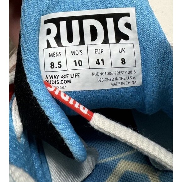 Rudis Colt 3.0‎ Wrestling Shoes Men\'s Size 8.5 / Womens 10 Black White Red Blue main image 8